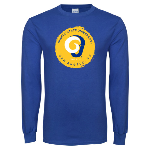  Royal Long Sleeve T Shirt - Angelo State University Ram