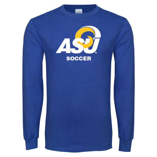  Royal Long Sleeve T Shirt - ASU Soccer