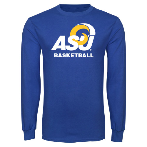  Royal Long Sleeve T Shirt - ASU Basketball