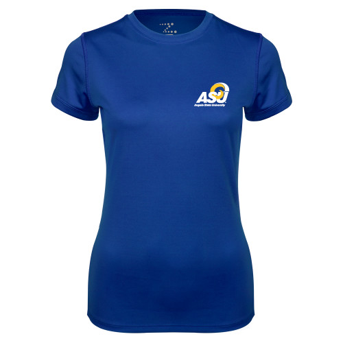  Womens Royal Performance Tee - Primary Mark