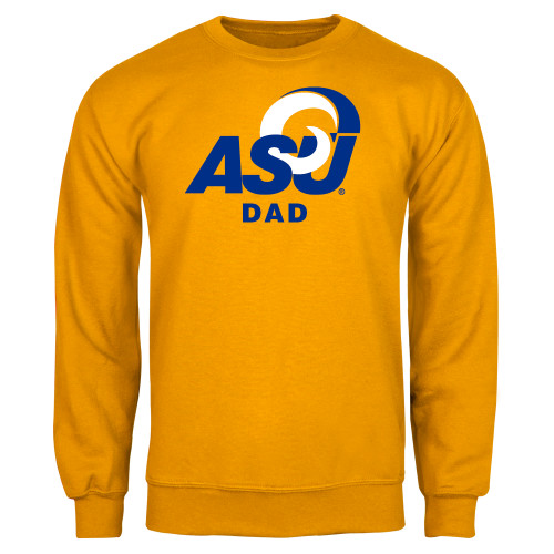  Gold Fleece Crew - ASU Dad