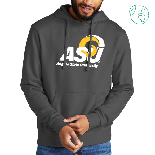  Allmade Dark Grey Organic French Terry Pullover Hoodie - Primary Mark