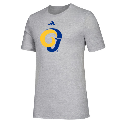  Adidas Medium Grey Heather Fresh Tee - Mascot Icon