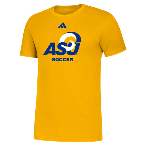  Adidas Collegiate Gold Fresh Tee - ASU Soccer