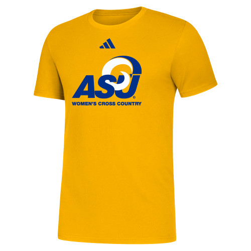 Adidas Collegiate Gold Fresh Tee - ASU Womens Cross Country