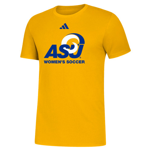  Adidas Collegiate Gold Fresh Tee - ASU Womens Soccer
