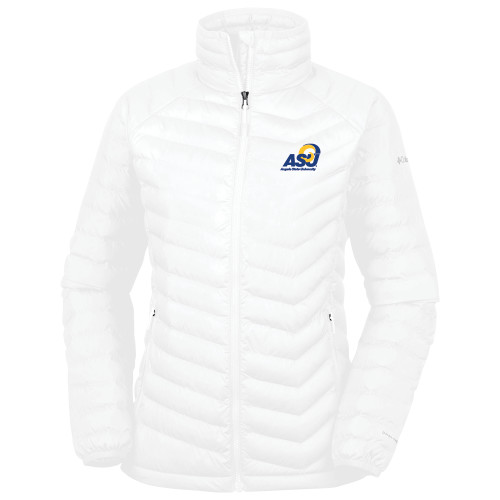  Columbia Womens White Powder Lite Jacket - Primary Mark