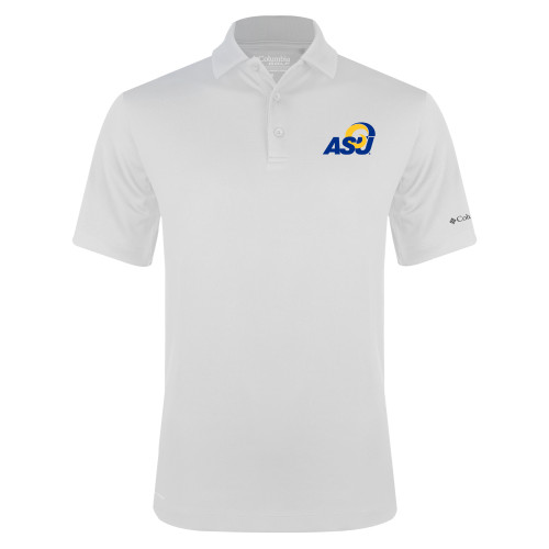  Columbia White Omni Wick Drive Polo - ASU Logo