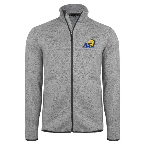  Grey Heather Sweater Fleece Jacket - Primary Mark