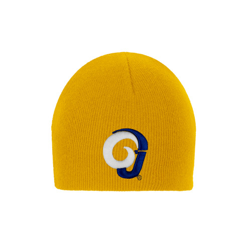  Gold Knit Beanie - Ram Logo