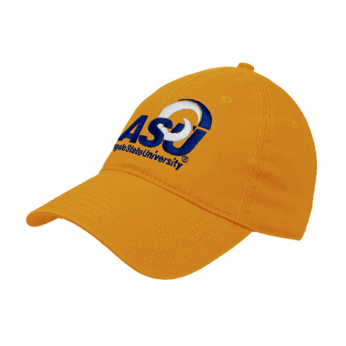  Gold Unstructured Adjustable Low Profile Hat - Primary Mark