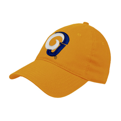  Gold Unstructured Adjustable Low Profile Hat - Ram Logo
