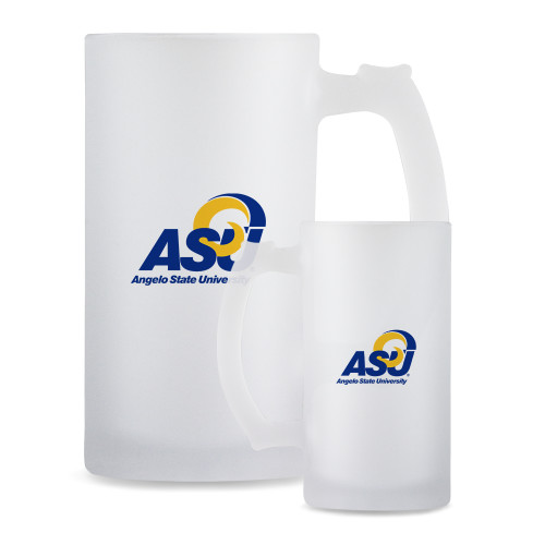  Full Color Decorative Frosted Glass Mug 16oz - Primary Mark