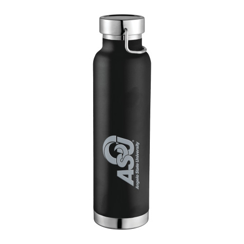  Thor Copper Vacuum Insulated Black Bottle 22oz - Primary Mark  Engraved