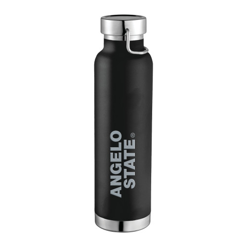 Thor Copper Vacuum Insulated Black Bottle 22oz - Angelo State  Engraved