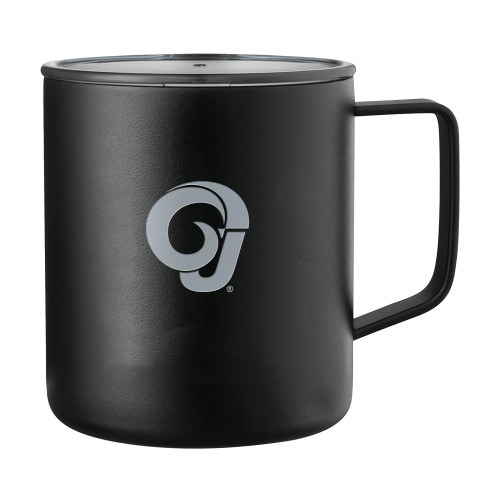  Rover Camp Vacuum Insulated Black Mug 14oz - Ram Logo  Engraved