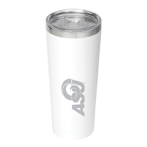  Thor Vacuum Insulated White Tumbler 22oz - ASU Logo  Engraved