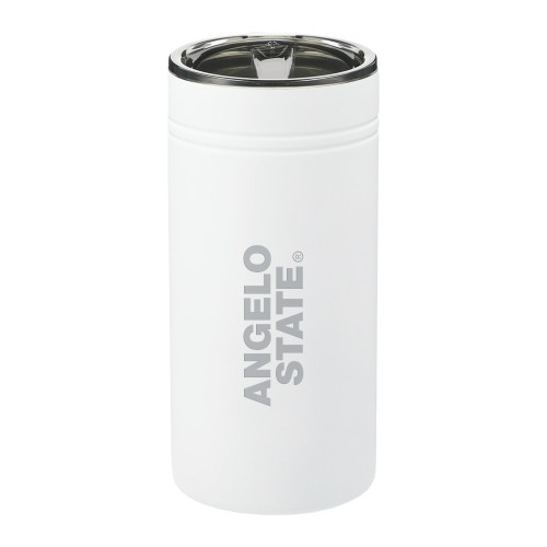  Sherpa Vacuum White Tumbler & Insulator 12oz - Angelo State  Engraved