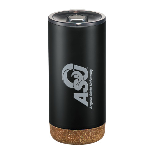  Valhalla Vacuum Insulated Black Tumbler 16oz - Primary Mark  Engraved