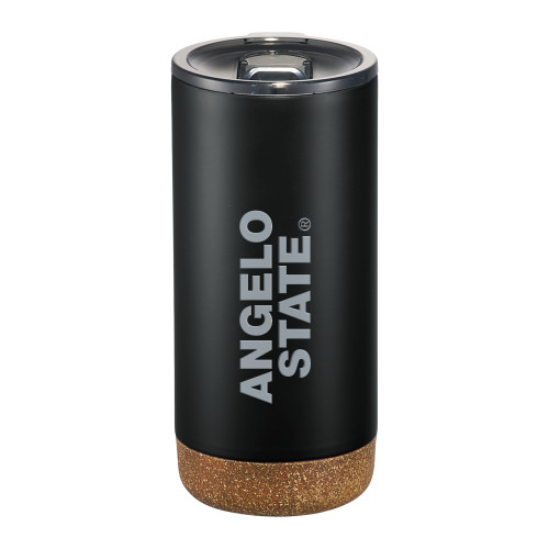  Valhalla Vacuum Insulated Black Tumbler 16oz - Angelo State  Engraved