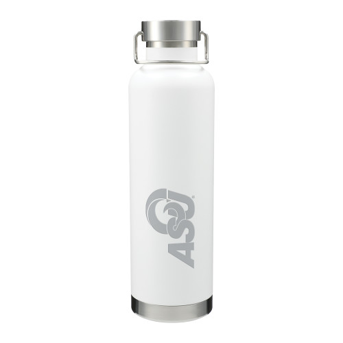  Thor Copper Vacuum Insulated White Bottle 32oz - ASU Logo  Engraved