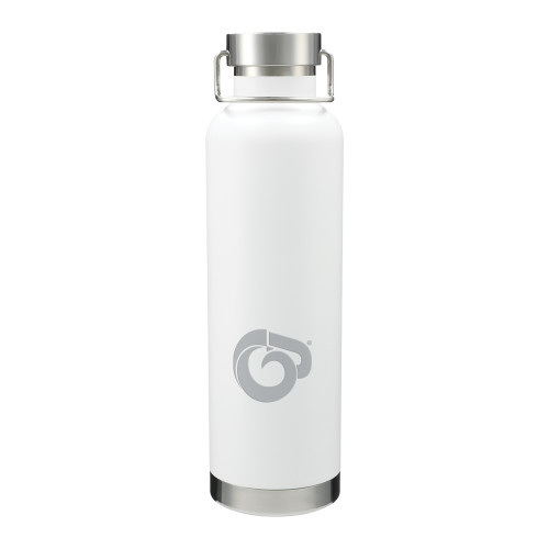  Thor Copper Vacuum Insulated White Bottle 32oz - Ram Logo  Engraved
