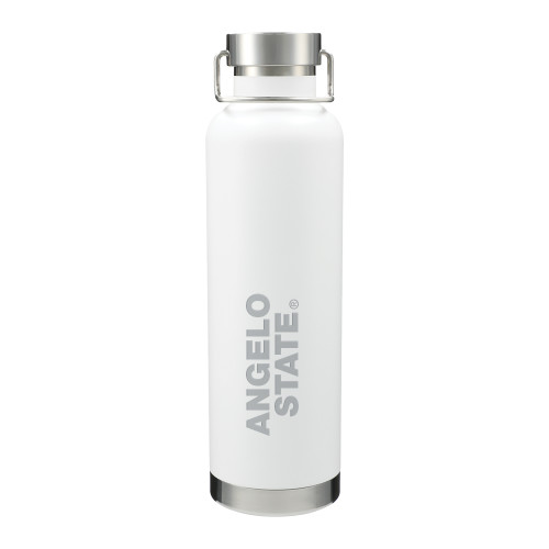  Thor Copper Vacuum Insulated White Bottle 32oz - Angelo State  Engraved