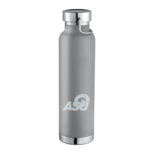  Thor Copper Vacuum Insulated Grey Bottle 22oz - ASU Logo  Engraved