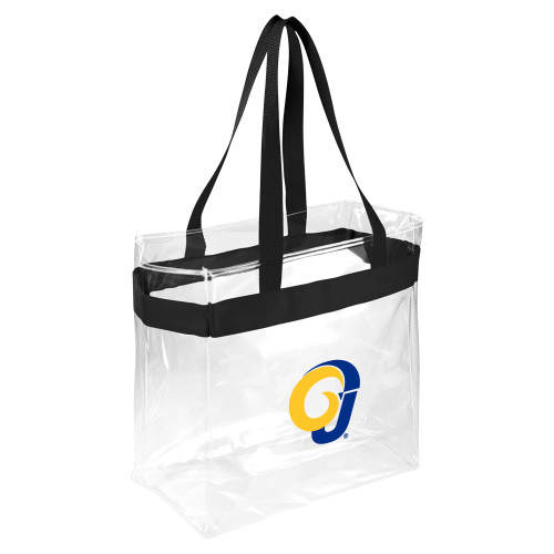  Game Day Clear Stadium Tote - Ram Logo