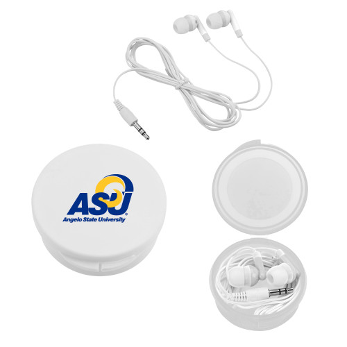  Ear Buds in White Case - Primary Mark