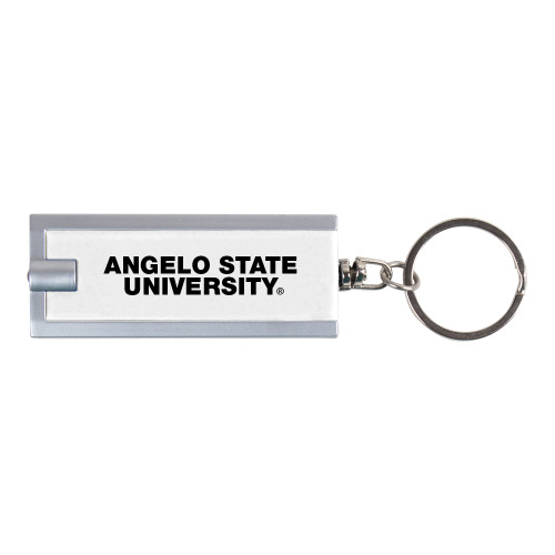  Turbo White Flashlight Key Holder - Angelo State University