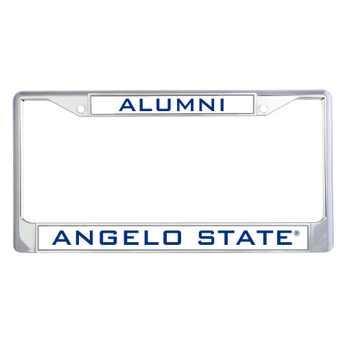  Alumni Metal License Plate Frame in Chrome - Alumni