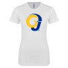 Thumbnail image for  Next Level Womens White Boyfriend Tee