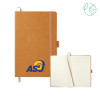 Thumbnail image for  5.5 x 8.5 Natural FSC Mix Recycled Leather Bound Journal