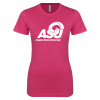 Thumbnail image for  Next Level Womens Fuchsia Boyfriend Tee