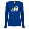 Thumbnail image for  Womens Royal Long Sleeve V Neck Tee 