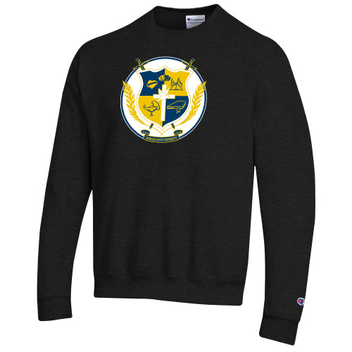 Champion Black Fleece Crew-Shield with Circle