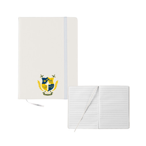 5x7 White Hard Cover Journal-Device Skin