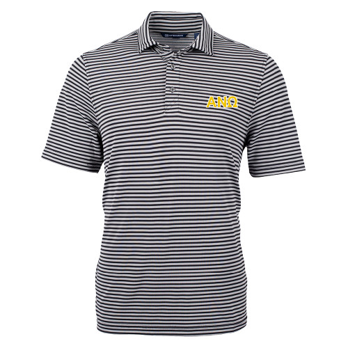 C&B Black Virtue Eco Pique Stripe Polo-Greek Letters