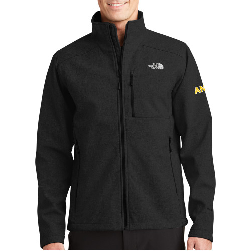 The North Face Black Apex Barrier Softshell Jacket-Greek Letters