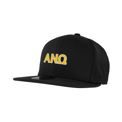 New Era Black Diamond Era 9Fifty Snapback Hat-Greek Letters