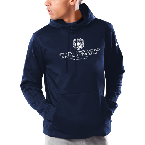 Athenaeum Under Armour Navy Armour Fleece Hoodie