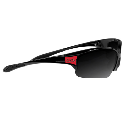 Mens Black Sporty Sunglasses-WSU