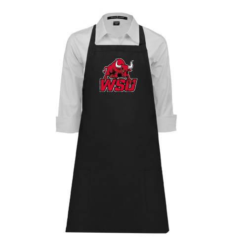 Full Length Black Apron-Official Logo