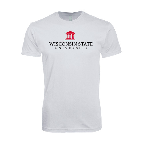 Next Level White SoftStyle T Shirt-University Mark