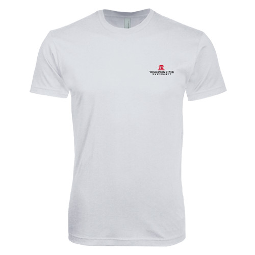 Next Level White SoftStyle T Shirt-University Mark