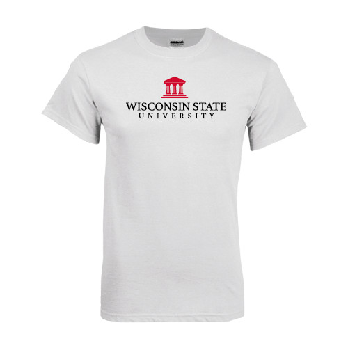 White T Shirt-University Mark