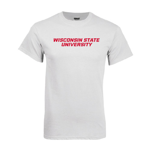 White T Shirt-Athletic Wordmark