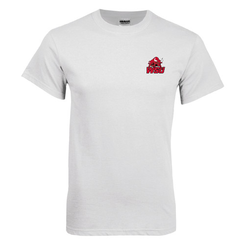 White T Shirt-Official Logo