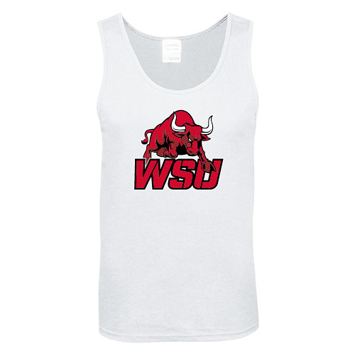 White Tank Top-Official Logo